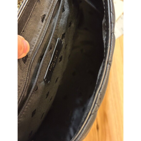 Kate Spade Briar Lane Black Quilted Brayden Crossbody Bag Convertible Backpack - Picture 9 of 16